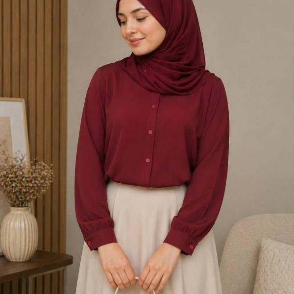 بلوزه فسكوز ساده