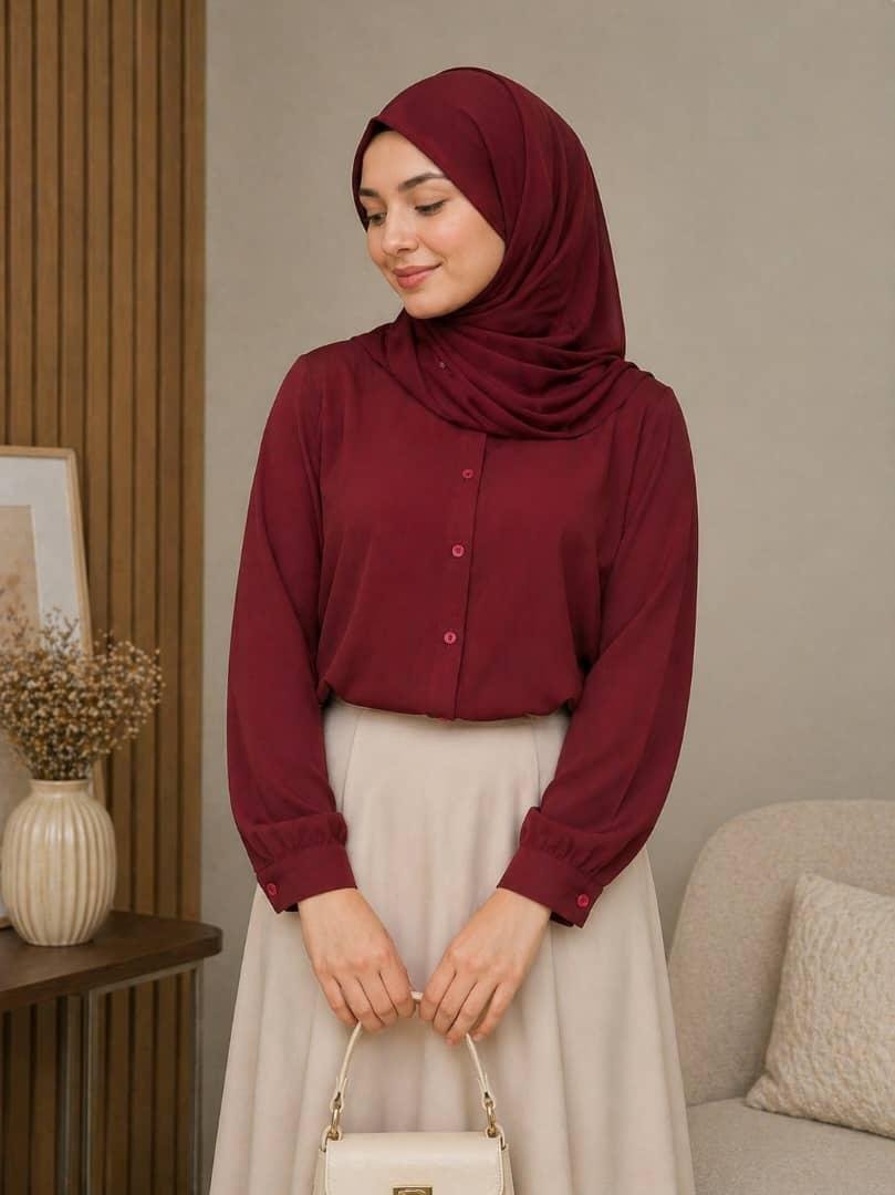 بلوزه فسكوز ساده