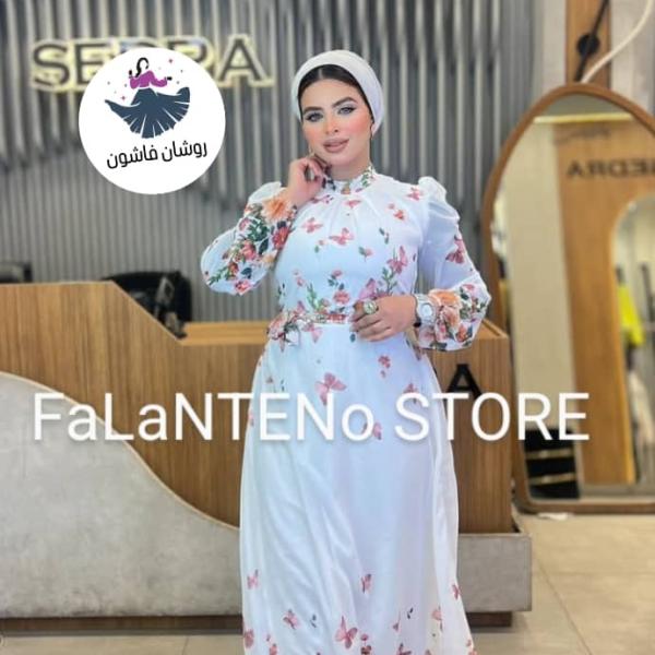 فستان شفون فاخر