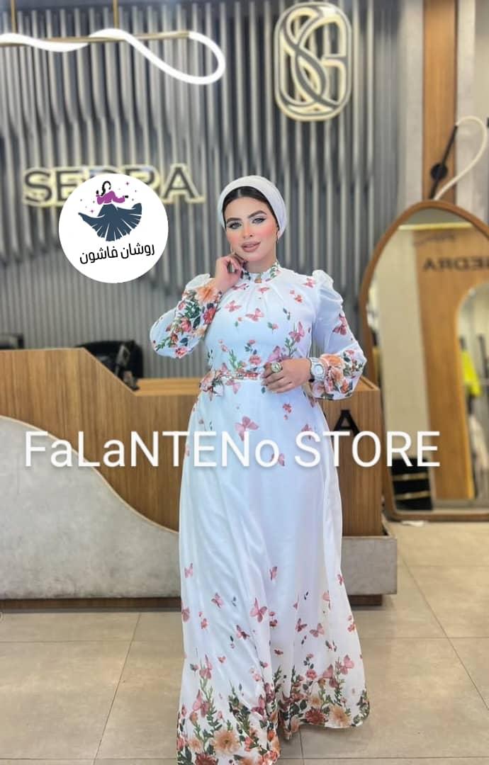 فستان شفون فاخر