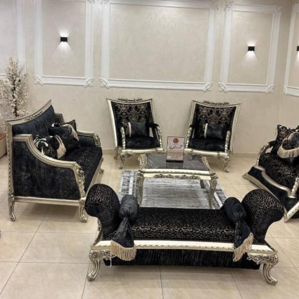 طقم جلوس نيوكلاسيك فاخر فرع مدني