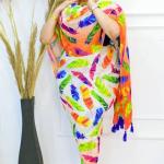 فرد كتان هنديه ربط عريض