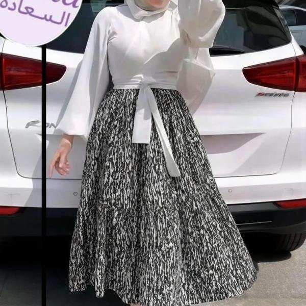 طقم قطعتين بلوزه لف