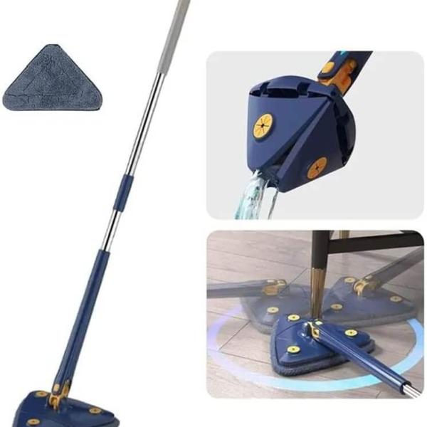 ممسحة تنظيف مثلثة قابلة للدوران