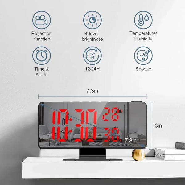 ساعة مكتب ومنبة