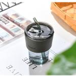 كوب زجاجي عسلي